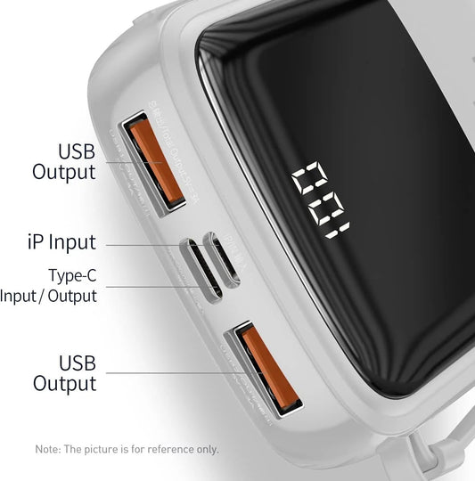 Bastec - High Power Bank   20,000mAh Capacity