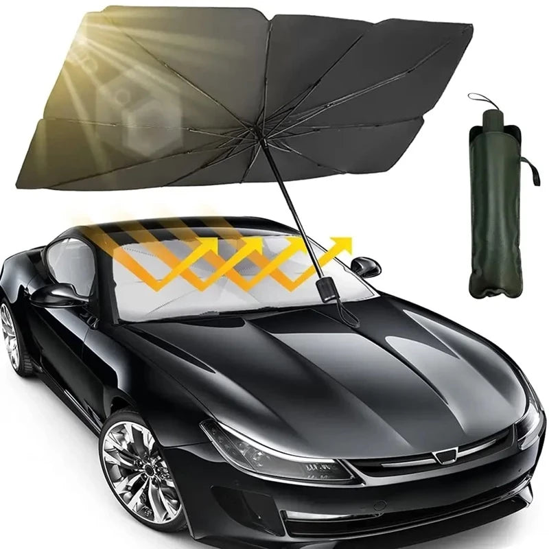 Car Windshield Umbrella مظلة للزجاج الأمامي للسيارة