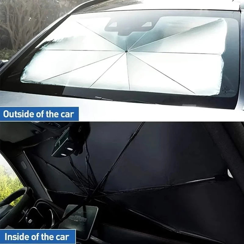 Car Windshield Umbrella مظلة للزجاج الأمامي للسيارة