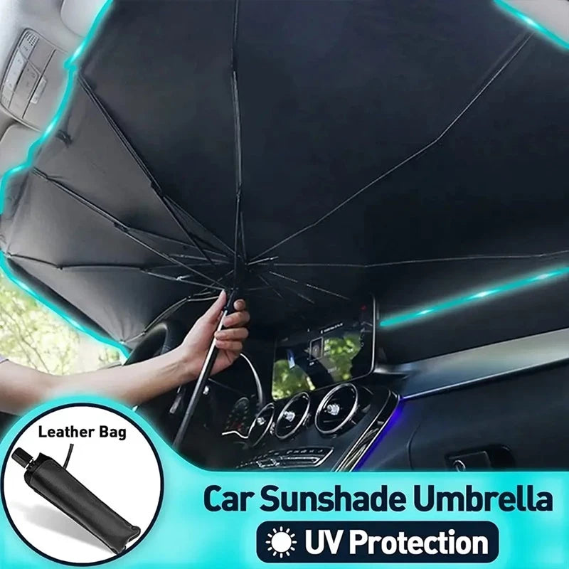 Car Windshield Umbrella مظلة للزجاج الأمامي للسيارة